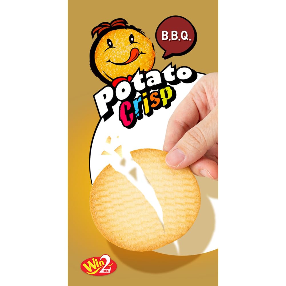 Amazon.co.jp: [ウィンウィンフード] Potato Crisp Snack B.B.Q ポテト